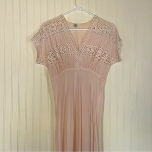 Blush Pink Vintage Slip Dress Sz XS-Sm